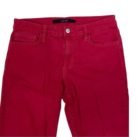 JOE'S JEANS "The Icon" Hot Pink Mid-Rise Skinny Jeans - Long - Size 29 - Picture 3 of 10
